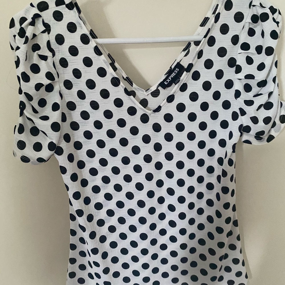Express PolkaDot Shirt
